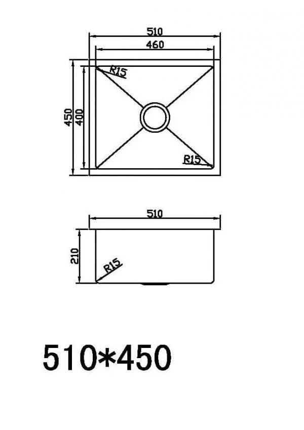 Zetra 510 Single Bowl – Kitchen Sink