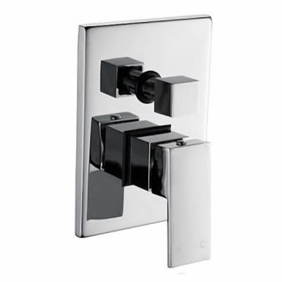 Cube Shower Mixer With Diverter