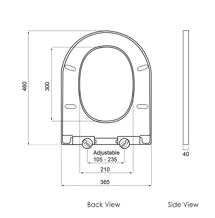 Soft Close STD Seat Cover For A/V/Z/F/C