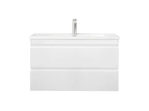 Dover 750mm Gloss White Wall Hung Vanity