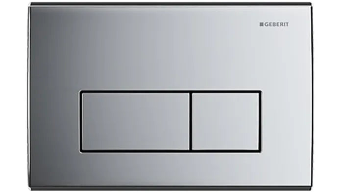 Kappa50 Dual Flush Button Square Chrome