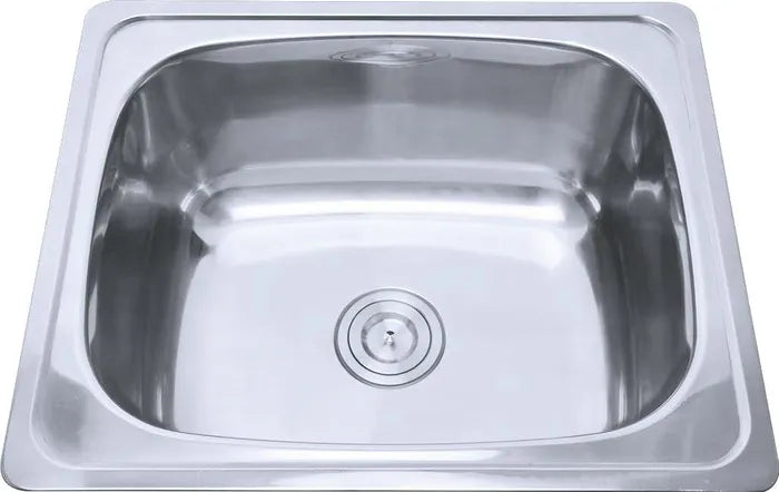 45L Laundry Sink With Side Taphole 600x500x240