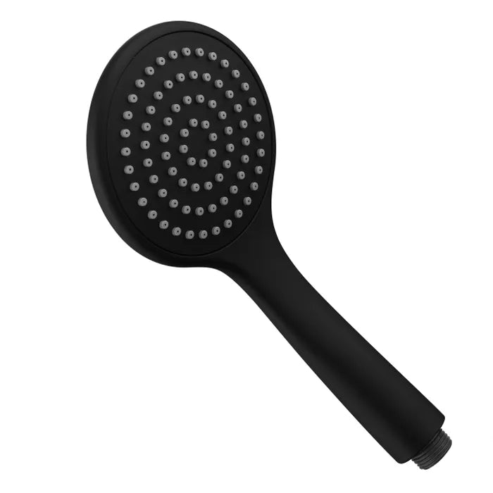 Pavia Black Handheld Shower Piece Round