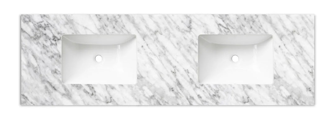 Laguna 1500mm Satin White Wall Hung Vanity