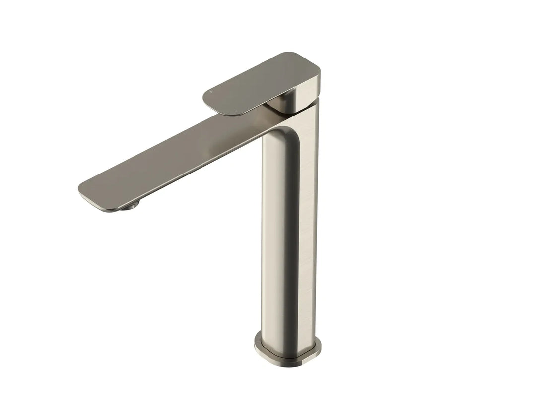 Oskar Tall Basin Mixer Brushed Nickel