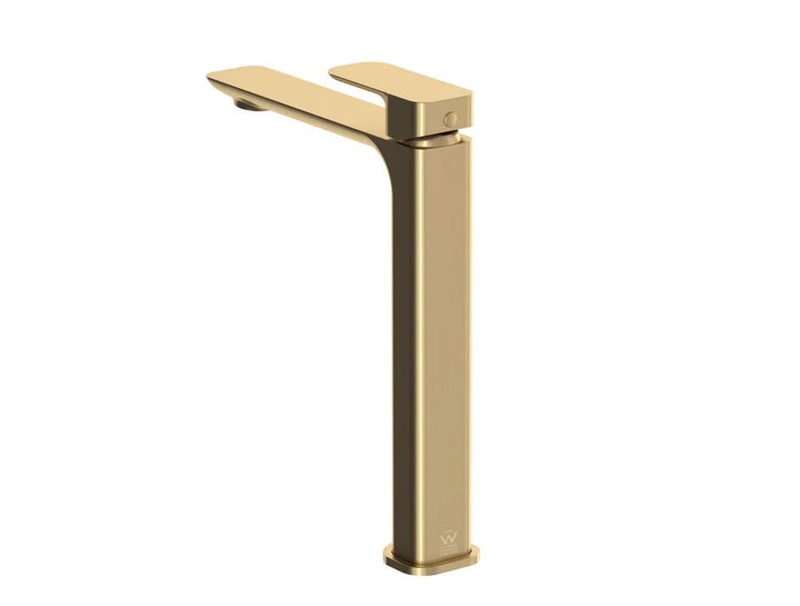 Oskar Tall Basin Mixer Brushed Gold