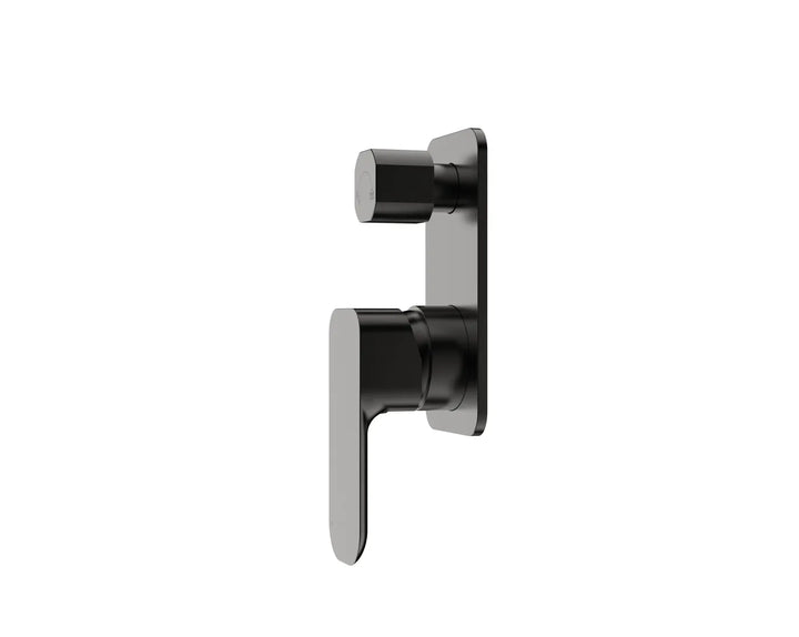 Oskar Shower Mixer With Diverter Gun Metal