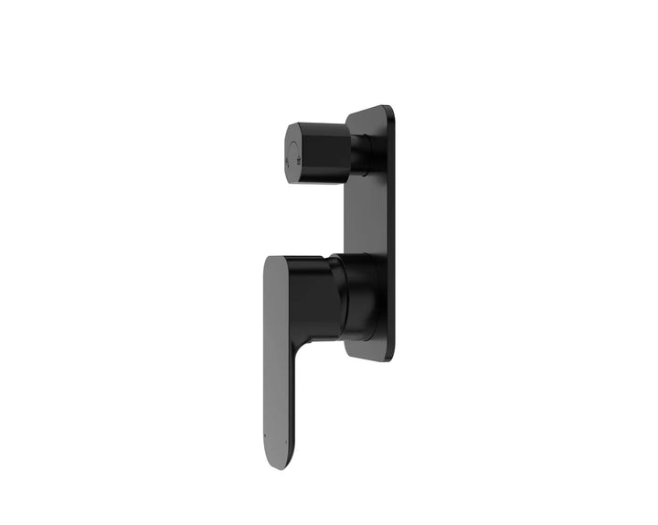 Oskar Shower Mixer With Diverter Matte Black