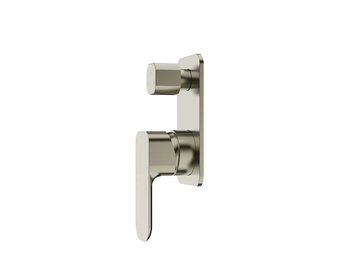 Oskar Shower Mixer With Diverter Brushed Nickel