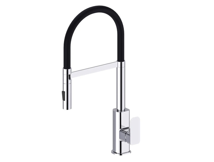 Oskar Pull Out Kitchen Mixer Chrome