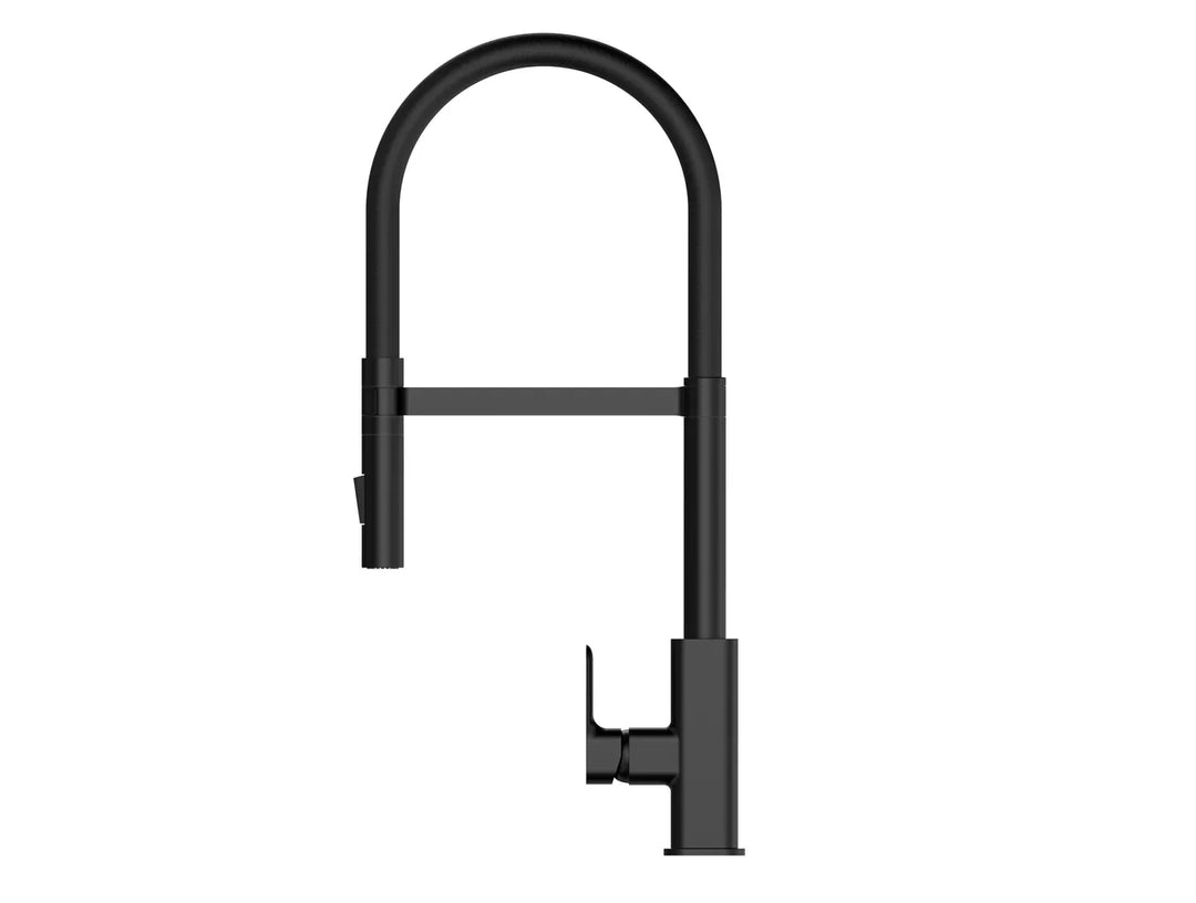 Oskar Pull Out Kitchen Mixer Matte Black