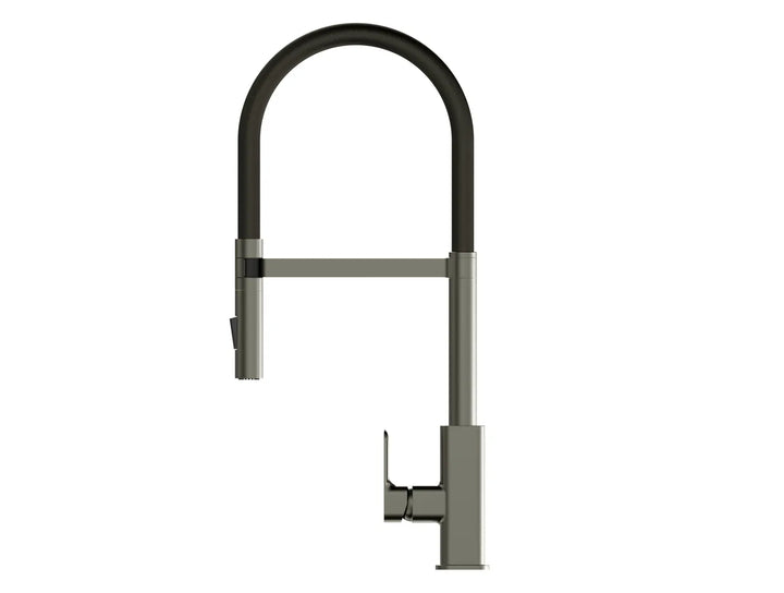 Oskar Pull Out Kitchen Mixer Brushed Nickel