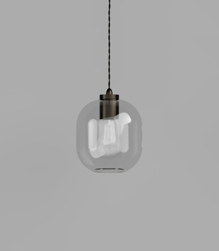 Parlour Curve Clear Glass Shade