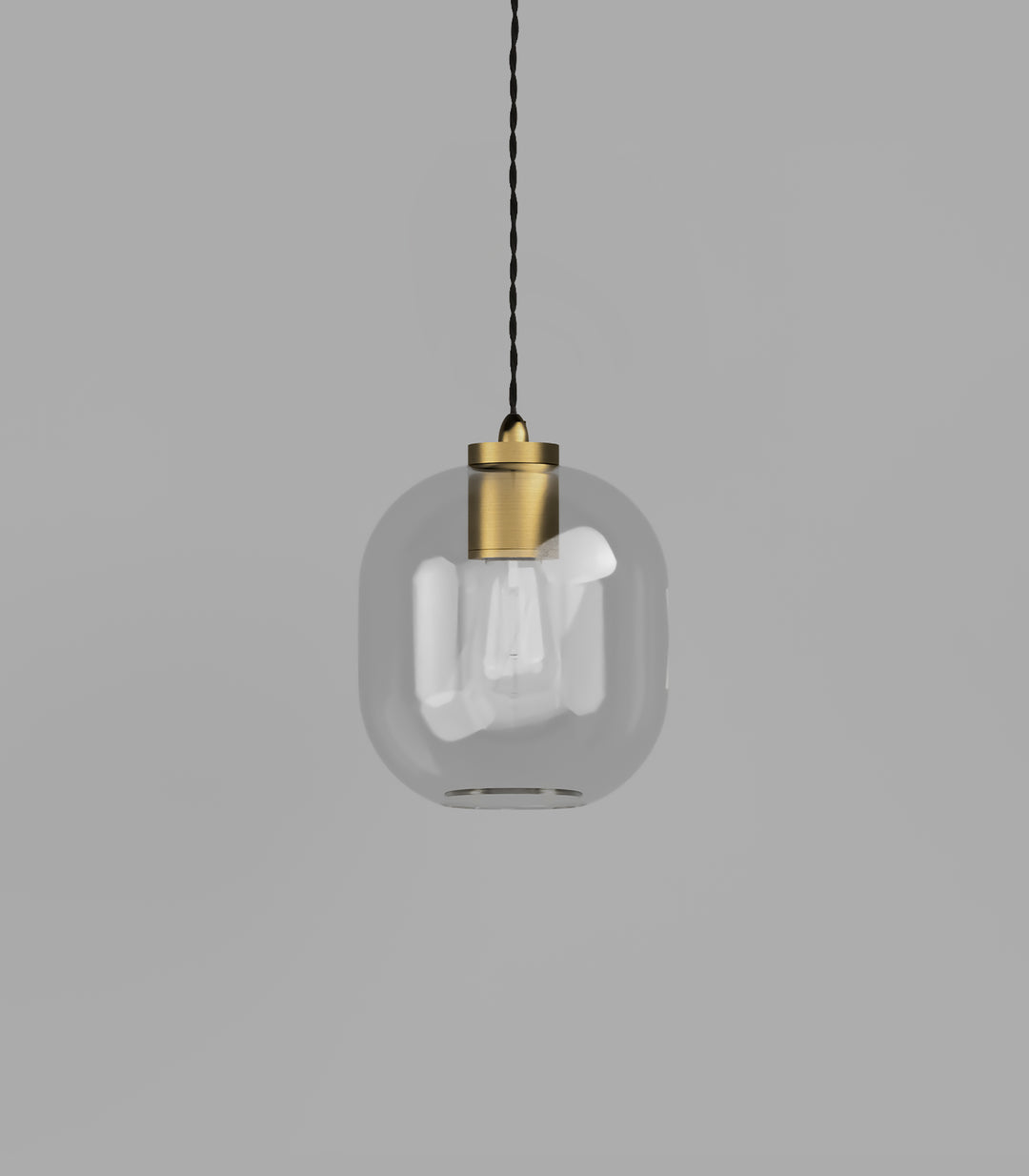 Parlour Curve Clear Glass Shade