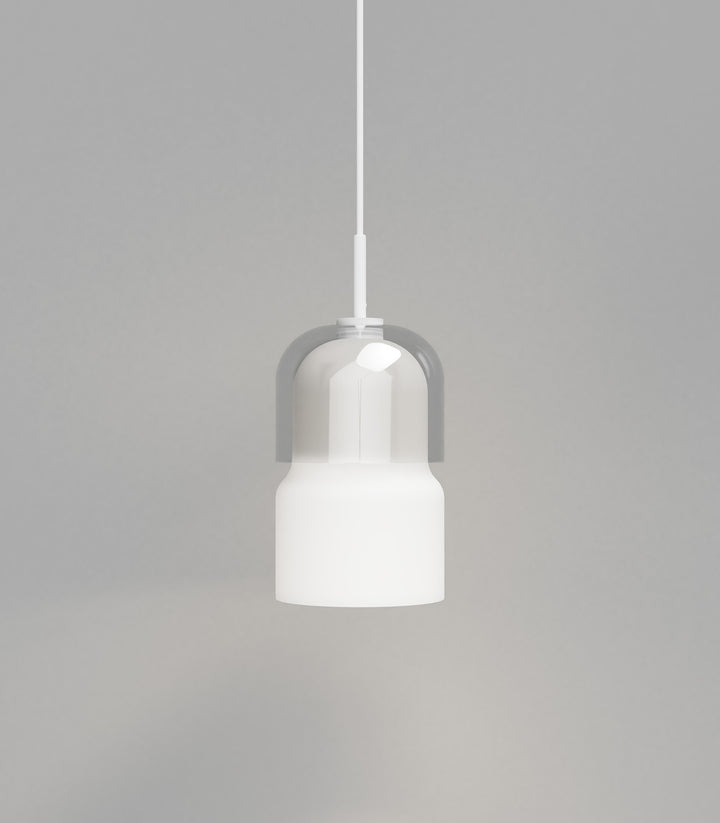 Stak Modular Pendant Top Glass Only Acid Washed White