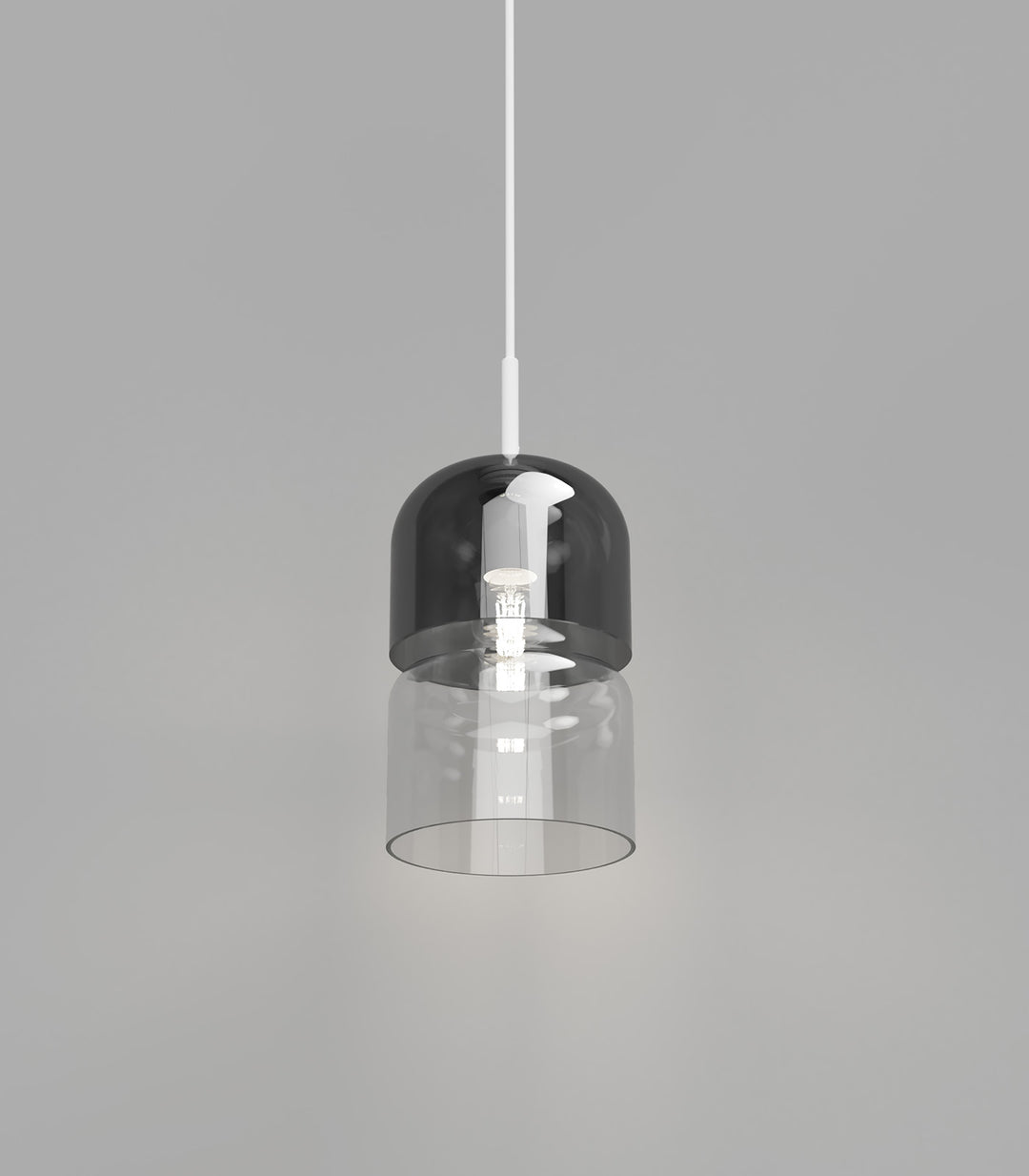 Stak Modular Pendant Base Glass Only Clear
