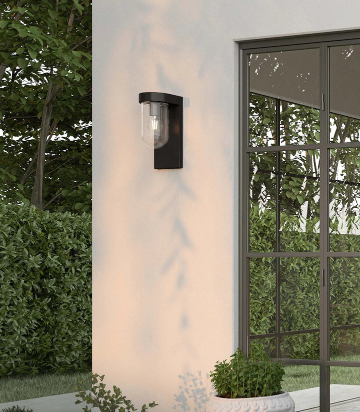 TUVA - Outdoor Wall Light, Structure Only, Old Bronze, 285x140x130mm, 1 x E27, IP44, Glass Shade sold separately