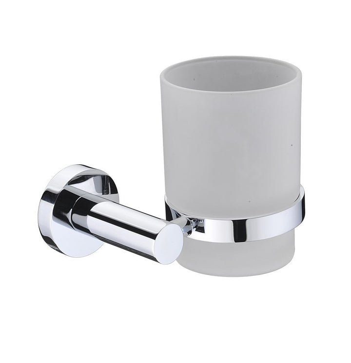 Round Toothbrush Holder Chrome