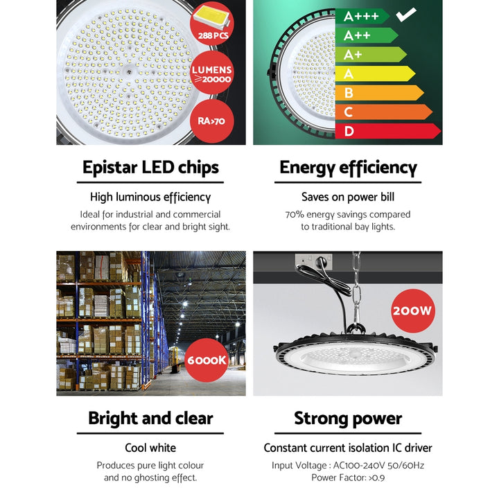 Leier High Bay Light LED 200W Industrial Lamp