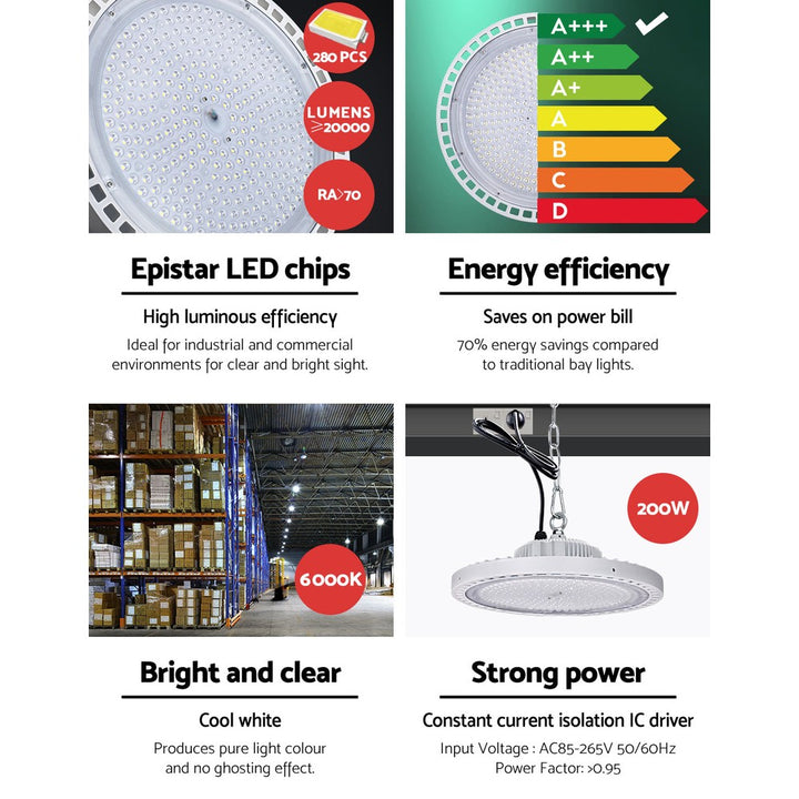 Leier LED High Bay Industrial Lights 200W