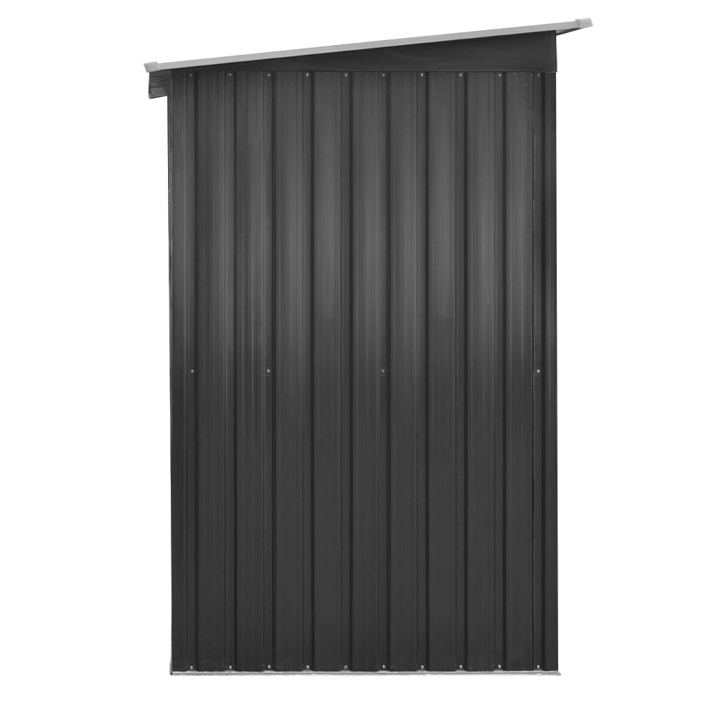 Giantz Garden Shed 1.94x1.21M w/Metal Base Sheds Outdoor Storage Tool Steel House Sliding Door