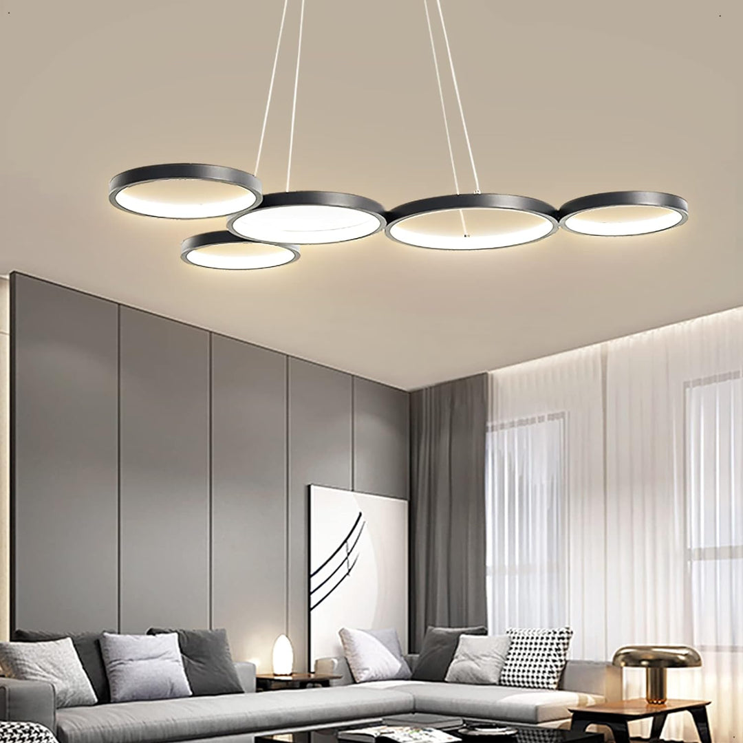 LED Black pendent Light with Remote Control