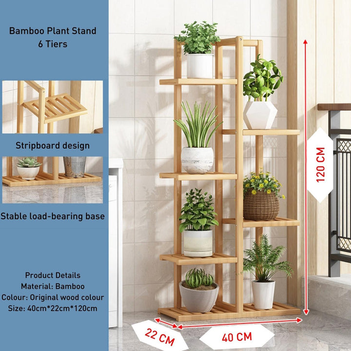 NOVEDEN Bamboo Plant Stand