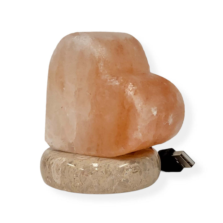 Salt Himalayan Lamp - Heart Love