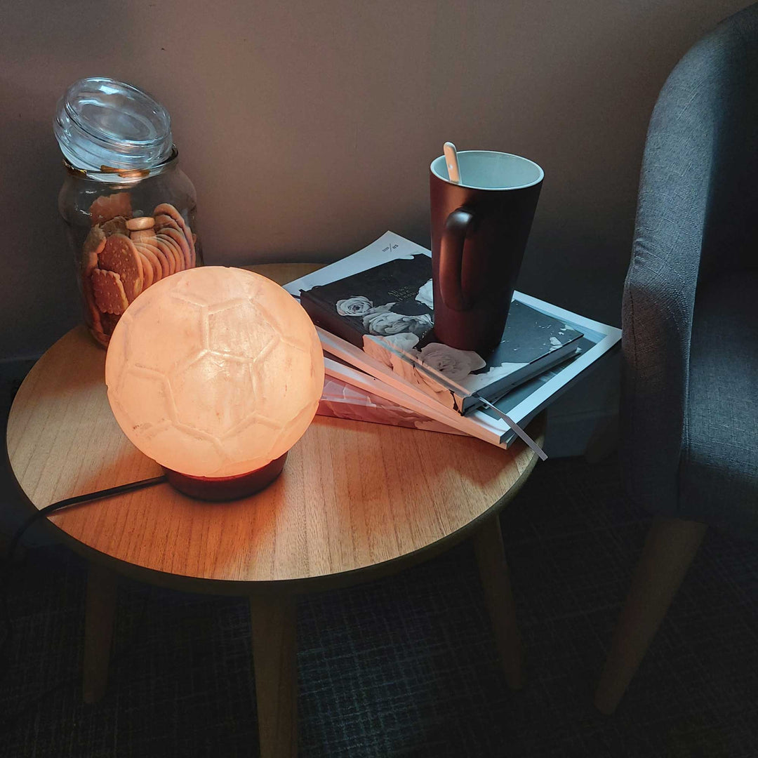 Himalayan Pink Salt Lamp Soccer