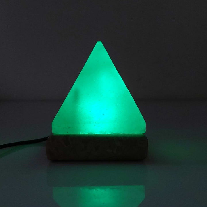 Salt Himalayan Lamp - Pyramid Shape USB Colour Changing