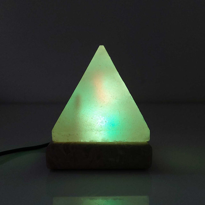 Salt Himalayan Lamp - Pyramid Shape USB Colour Changing