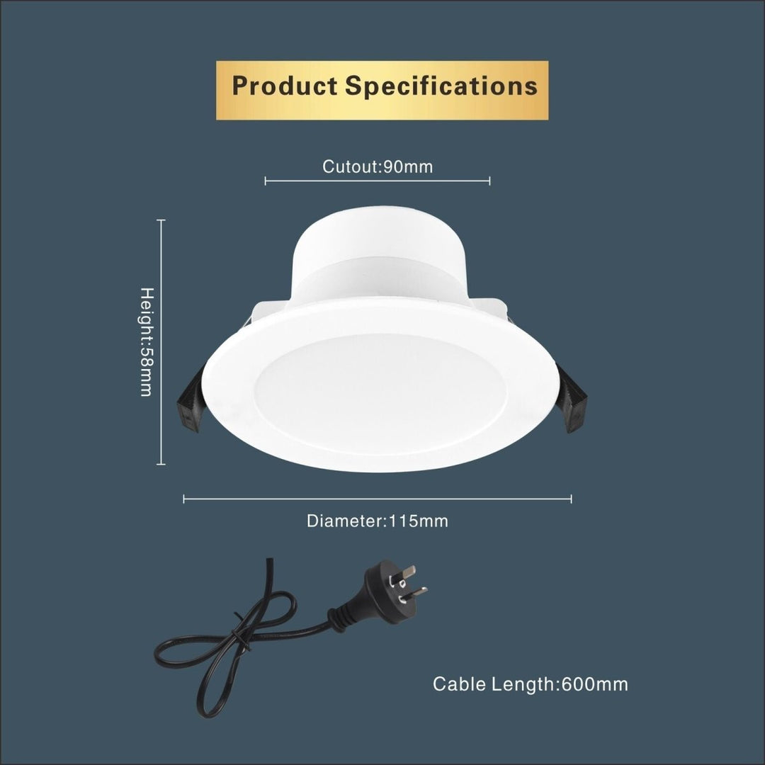 Radar Sensor LED Downlight Kit 90mm 10W