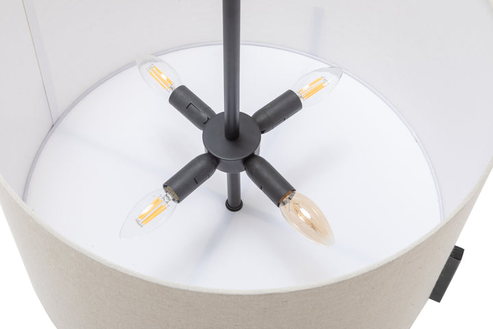 Modern Scandi Metal Hanging Pendant Lamp